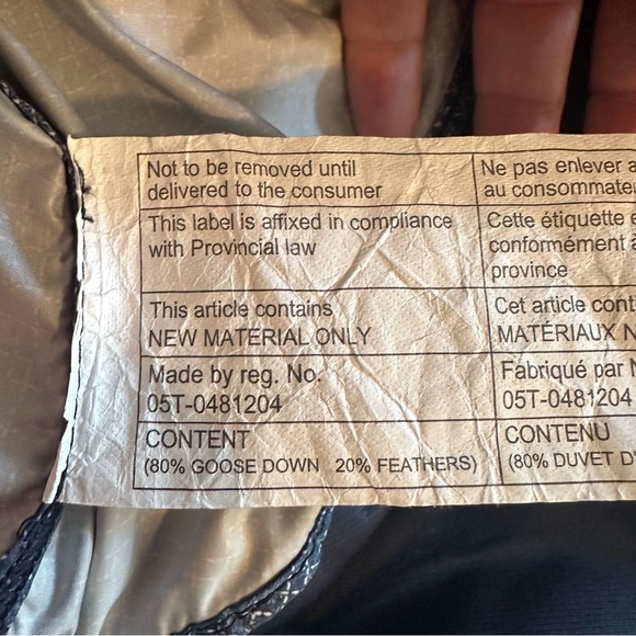 Lululemon Spring Fling Sashiko Cross Inkwell Ghost Goosedown Puffy Vest - Picture 13 of 15